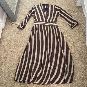 Zara shimmery a-line midi dress